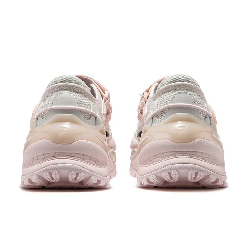 Кроссовки FILA FUSION EVA SANDAL Jelly Sandals Дышащая Легкая Повседневная Обувь Женская Серая Розовая - изображение 4