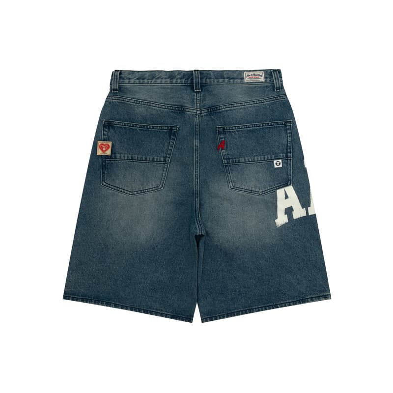 Джинсовые шорты Aape Мужские Джинсовые Шорты - изображение 2