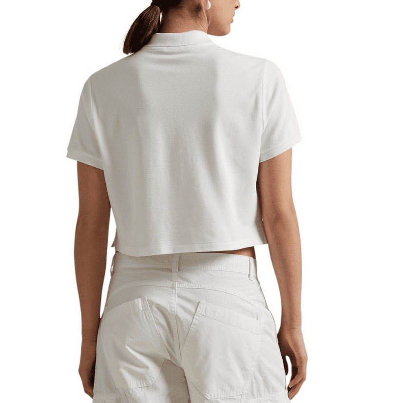Polo Ralph Lauren Поло Стандартный размер Women's White - изображение 4