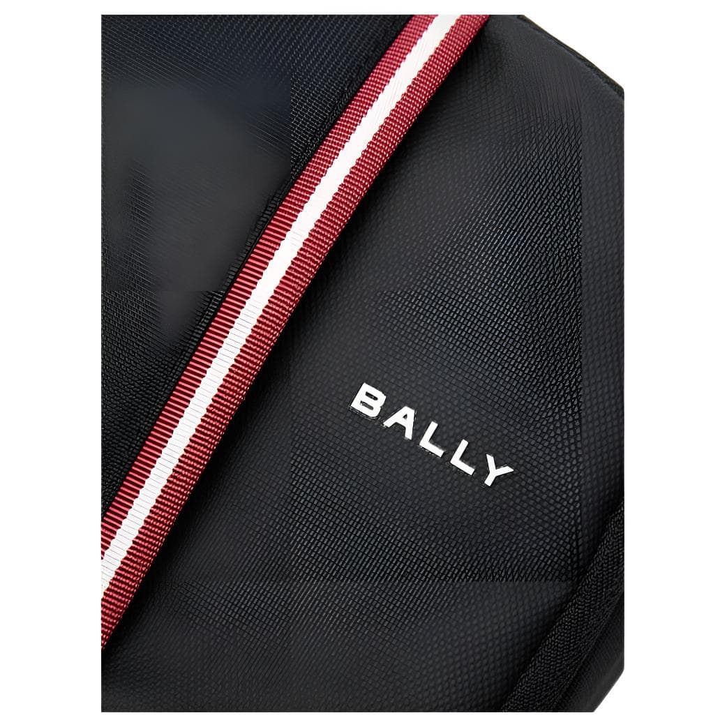 Сумка BALLY Мужской клатч из ткани черный - изображение 5
