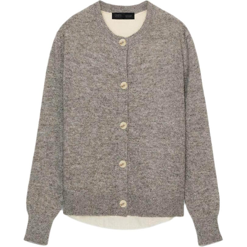 Кофта ZARA Серый Женский Трикотаж - изображение 1