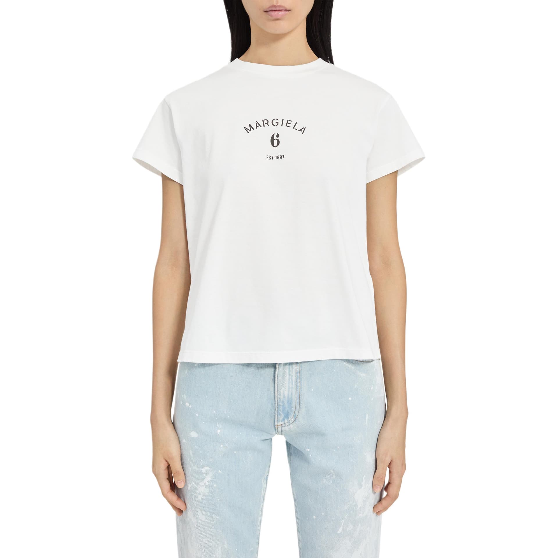 Футболка MM6 Maison Margiela T-рубашка Женская - изображение 1