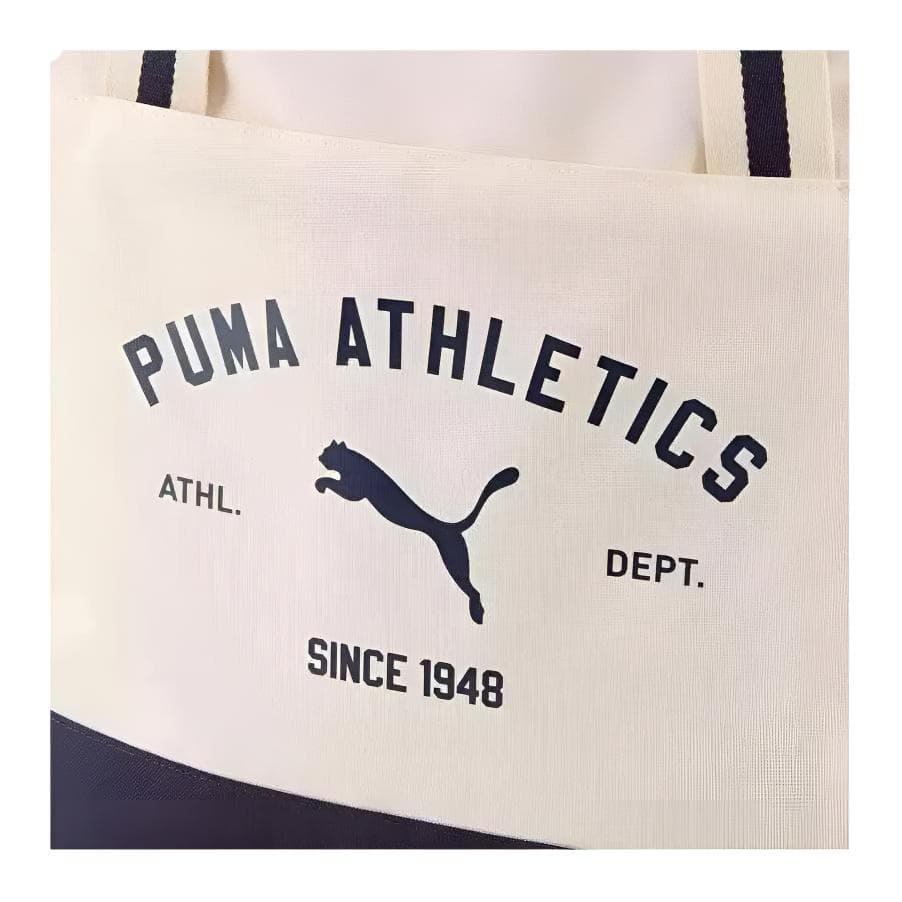 Мини-сумка PUMA Ткань Тоут Сумка Сумка через плечо Унисекс Белая - изображение 3