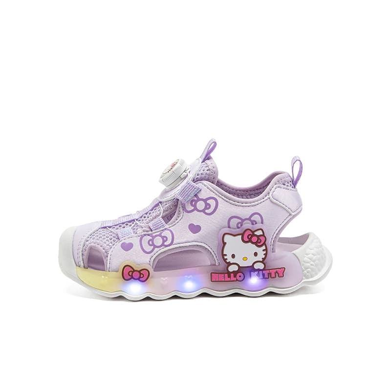 Сандалии Sanrio Hello Kitty Модные дышащие светящиеся туфли с мягкой подошвой для детей 3-7 лет - изображение 1