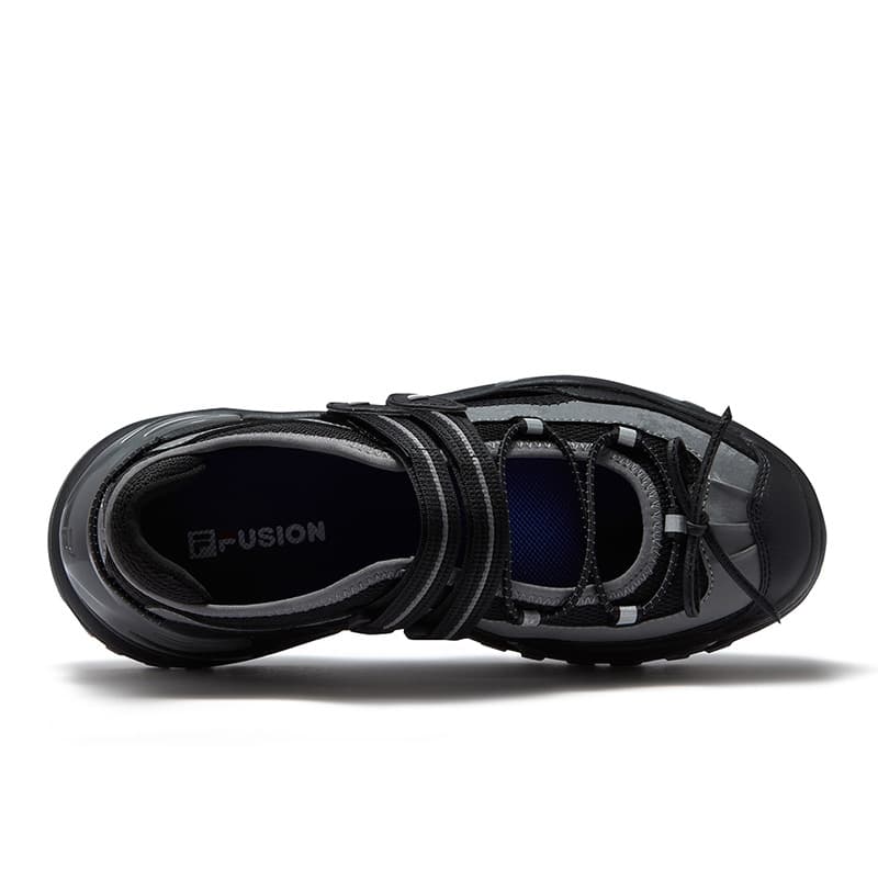 Кроссовки FILA FUSION EVA SANDAL Jelly Sandals Повседневная обувь Женская Черная - изображение 4