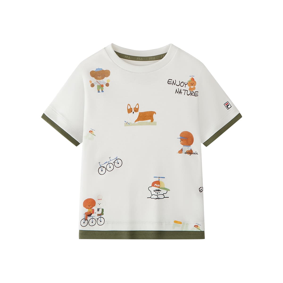 Футболка FILA KIDS T-рубашка с принтом по всей поверхности детская - изображение 1