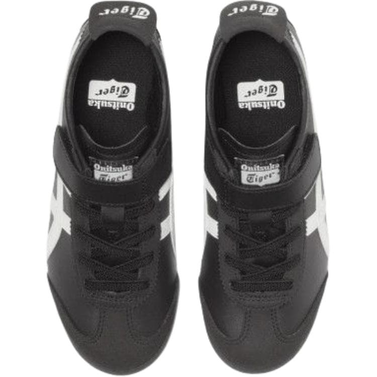 Кроссовки Onitsuka Tiger Low Топ Повседневная обувь Черный белый Детский - изображение 5