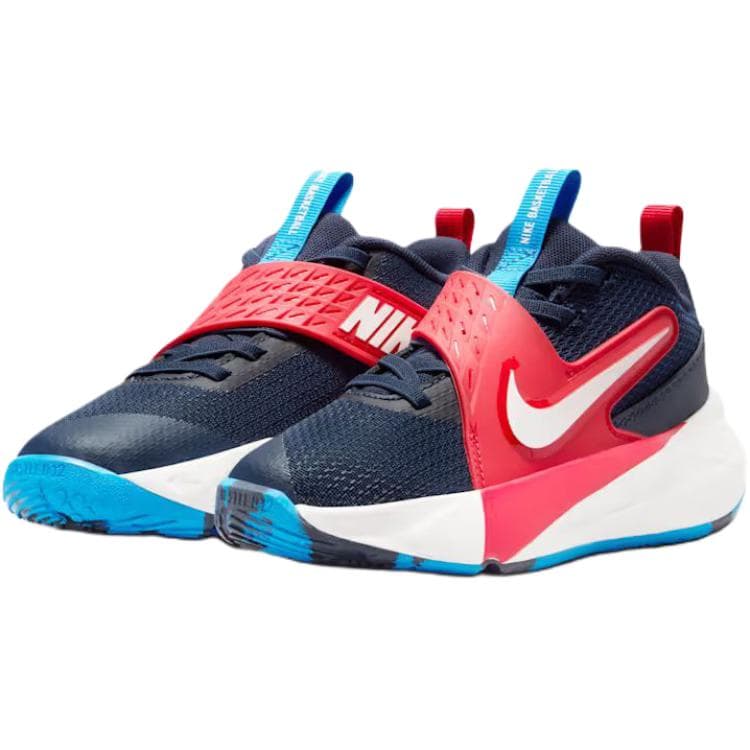 Кроссовки для баскетбола Nike Team Hustle D 12 Устойчивые к истиранию Дышащие Низкие Баскетбольные кроссовки Морской синий Детский - изображение 3