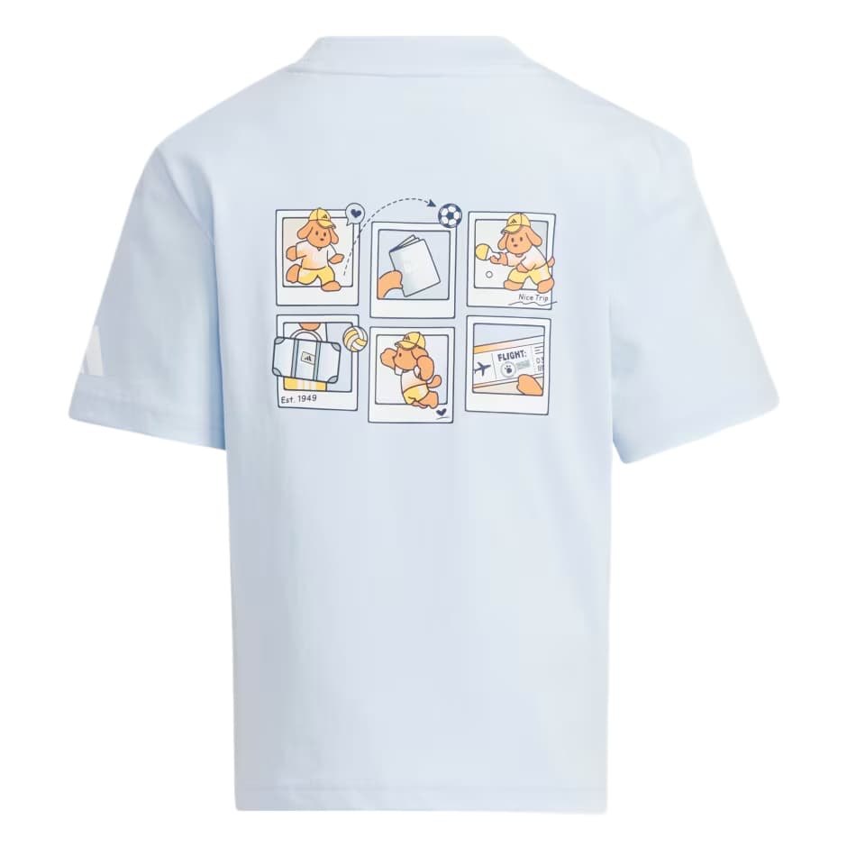 Футболка Adidas Crystal Azure Kids T-Shirts - изображение 2
