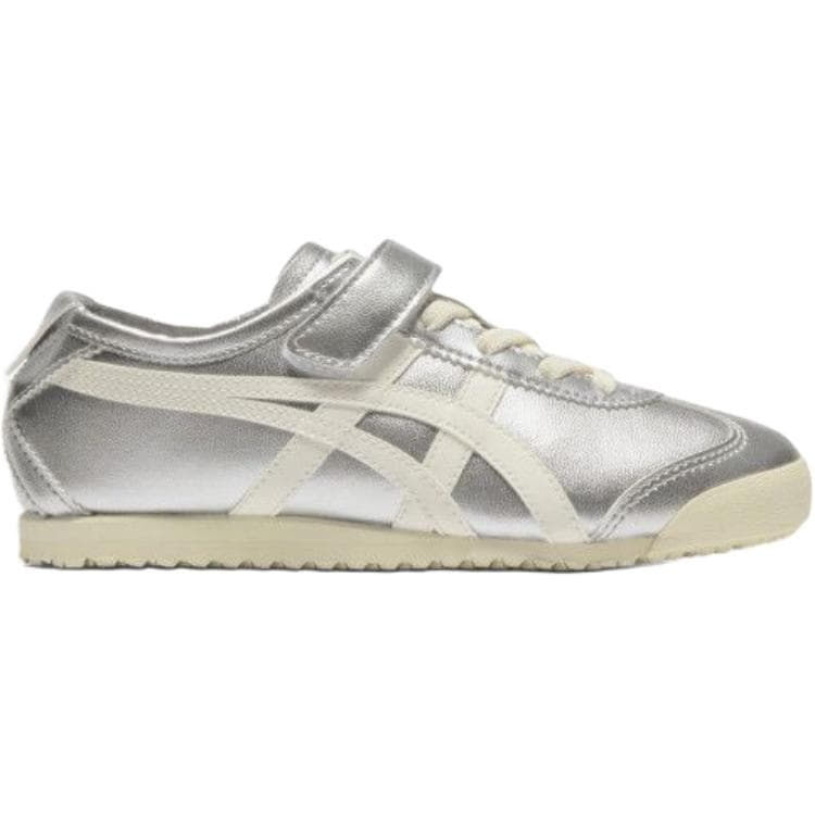 Кроссовки Onitsuka Tiger Low Топ Повседневная обувь Серебристо-белый Детский - изображение 2