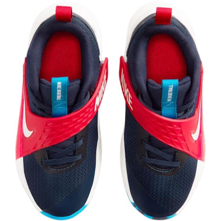 Кроссовки для баскетбола Nike Team Hustle D 12 Устойчивые к истиранию Дышащие Низкие Баскетбольные кроссовки Морской синий Детский - изображение 4