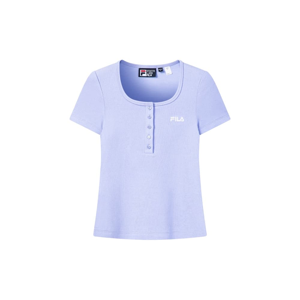Футболка FILA ORIGINALE T-рубашка Женская Сияющий Фиолетовый - изображение 1