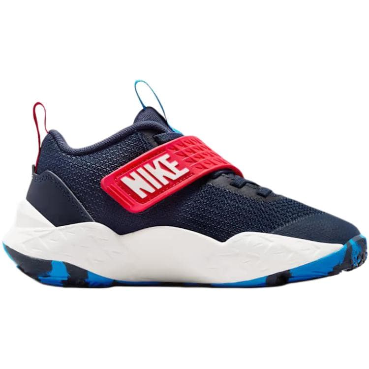 Кроссовки для баскетбола Nike Team Hustle D 12 Устойчивые к истиранию Дышащие Низкие Баскетбольные кроссовки Морской синий Детский - изображение 2