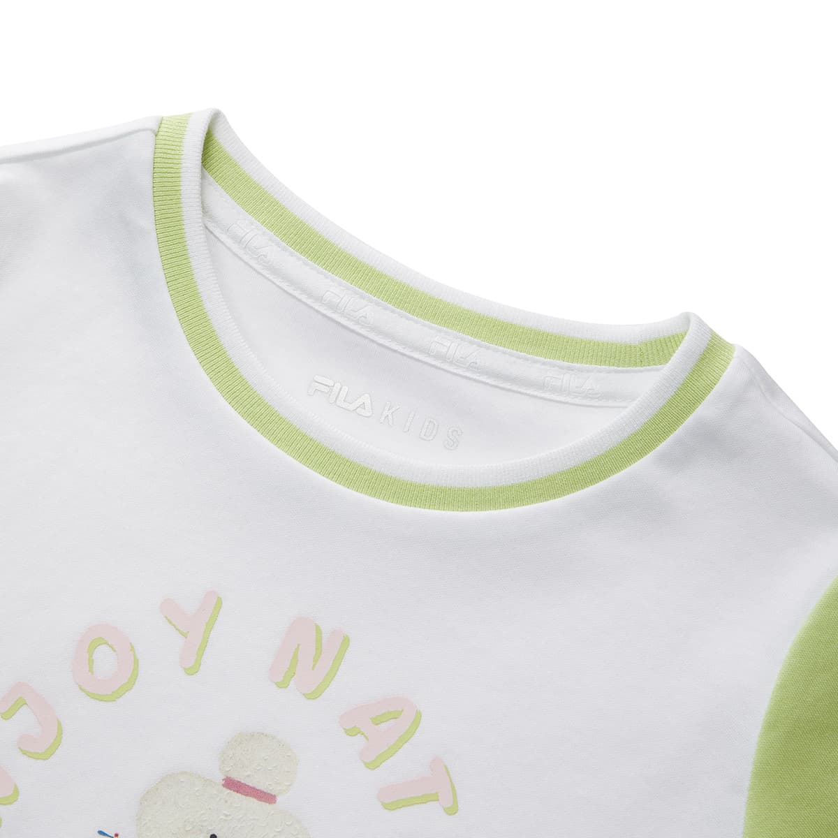 Футболка FILA KIDS T-Рубашка Стандартная Белая Детская - изображение 3