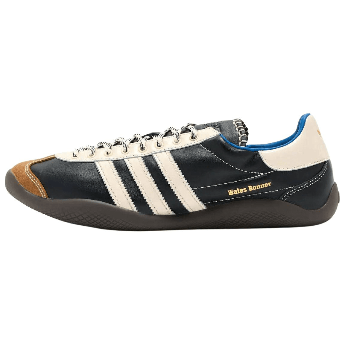 Кроссовки Adidas Originals x Wales Bonner Karintha Повседневная обувь Мужская Черный Белый - изображение 1