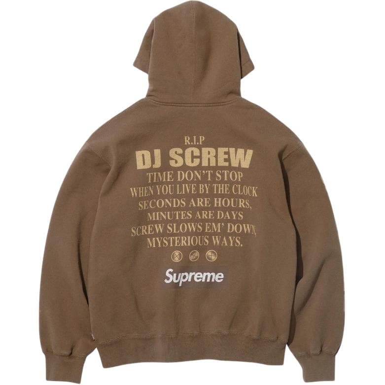 Худи Supreme X DJ Screw SS26 Week6 Молния Толстовка Унисекс - изображение 2