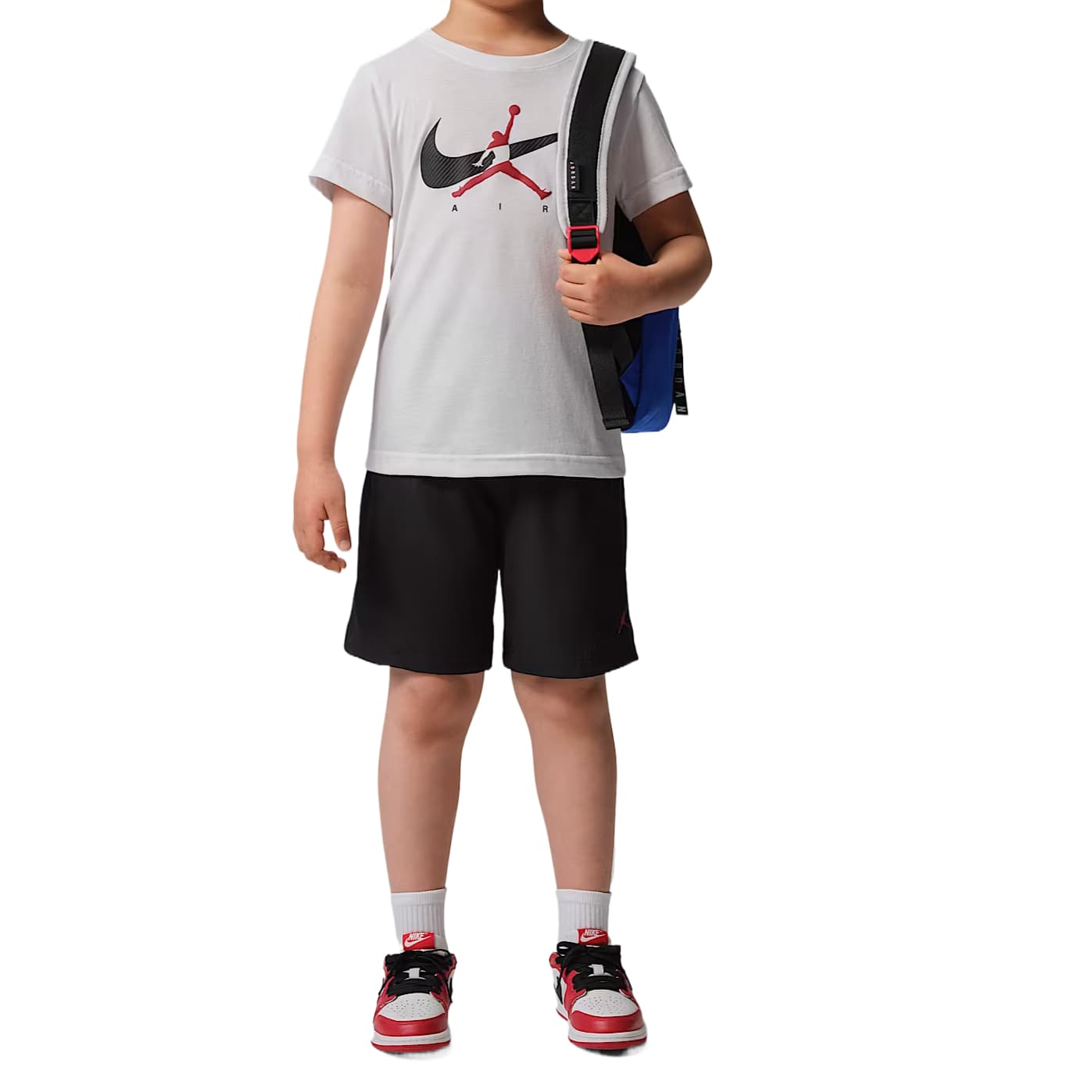Jordan Повседневная Спортивная Одежда Jumpman Мягкий Трикотаж Эластичный Комфортный 2 Предмета Детский - изображение 1
