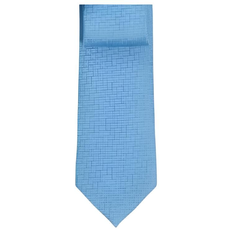 Галстук HERMES Faconnee H 24 Bleu Clair - изображение 2