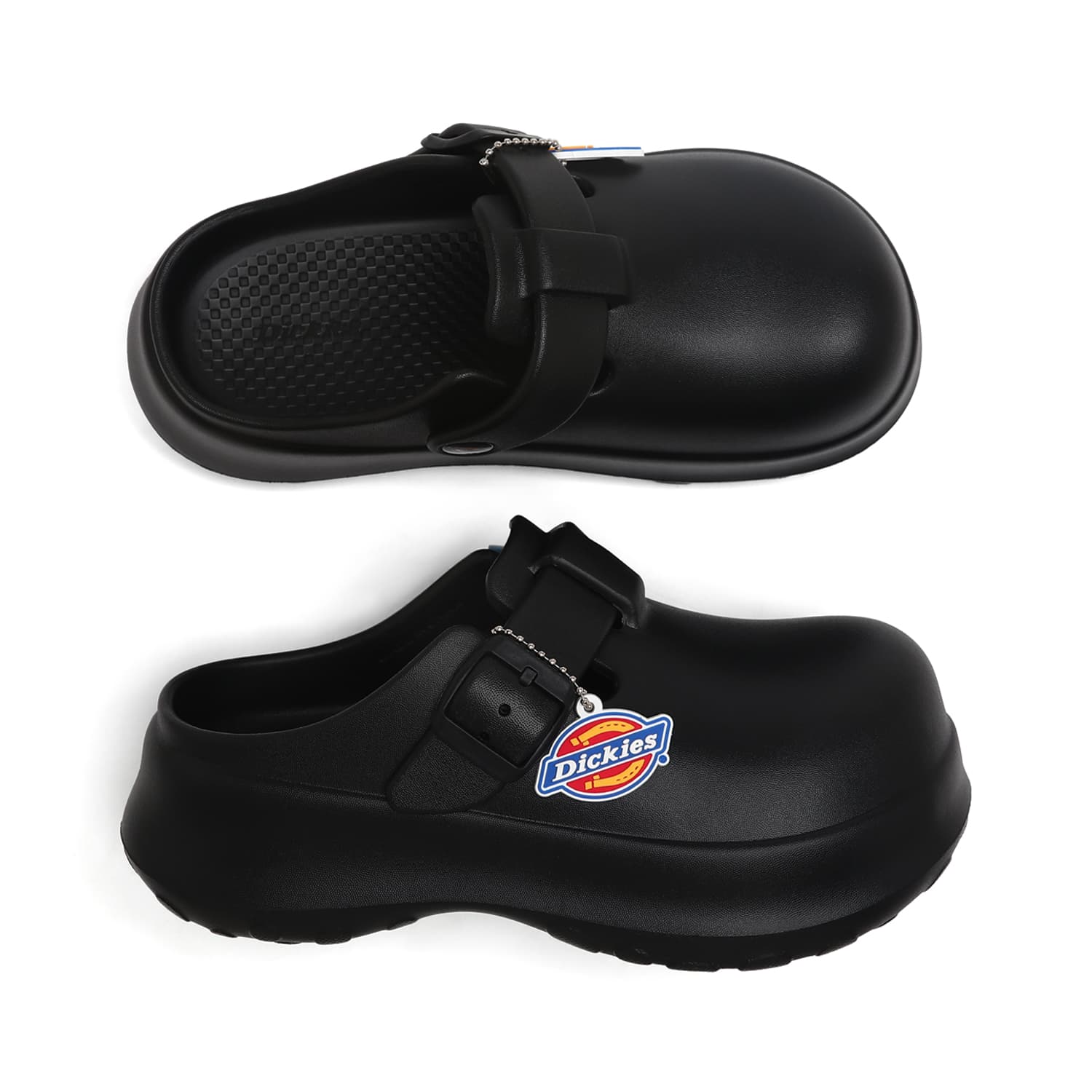 Сандалии Dickies ЭВА закрытые тапочки унисекс черные - изображение 4