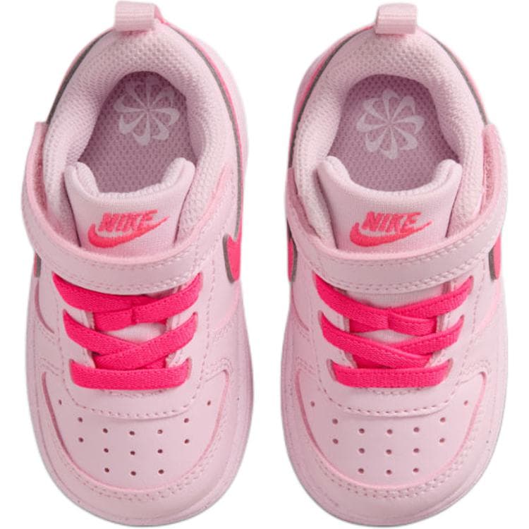 Кроссовки Nike Court Borough Low Малыша Обувь Розовая для Младенцев и Малышей - изображение 4