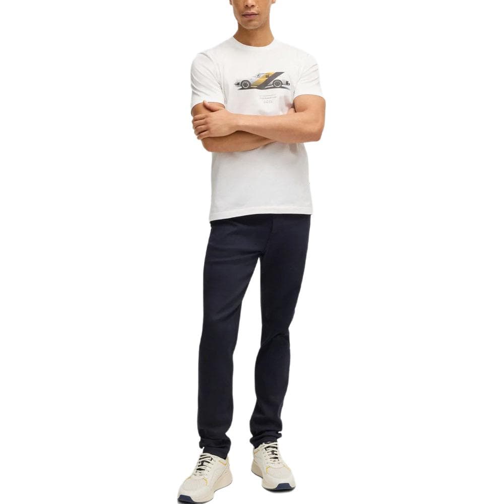 Футболка Hugo Boss Белые Мужские T-рубашки - изображение 2
