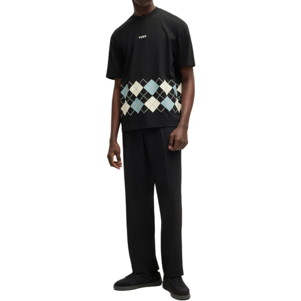 Футболка Hugo Boss Мужские Черные Рубашки - изображение 4