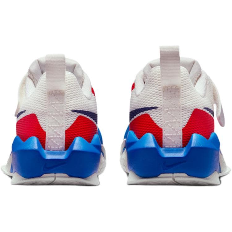 Кроссовки для баскетбола NIKE ST Dynamite Противоскользящие и Дышащие Низкие Баскетбольные Кроссовки для Детей Белые и Синие Малыш - изображение 5