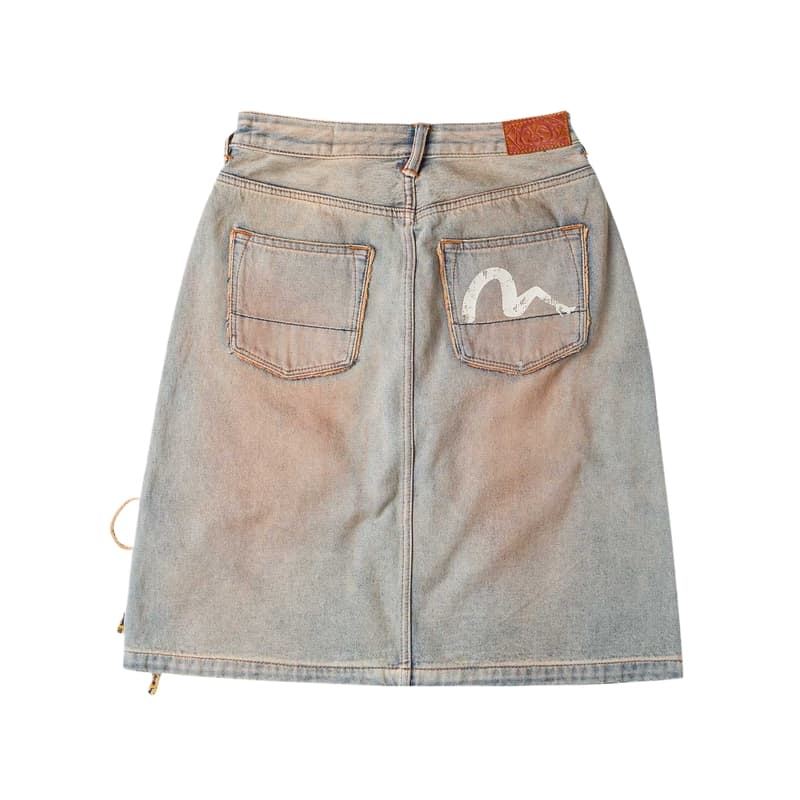 EVISU Джинсовые короткие юбки для женщин - изображение 2