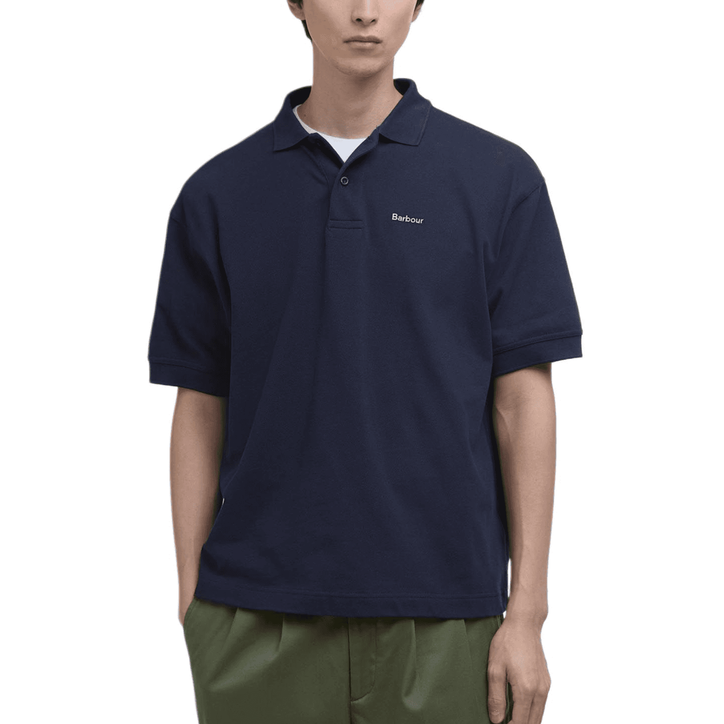 Поло Barbour SS25 Поло Мужское Морской Синий - изображение 2