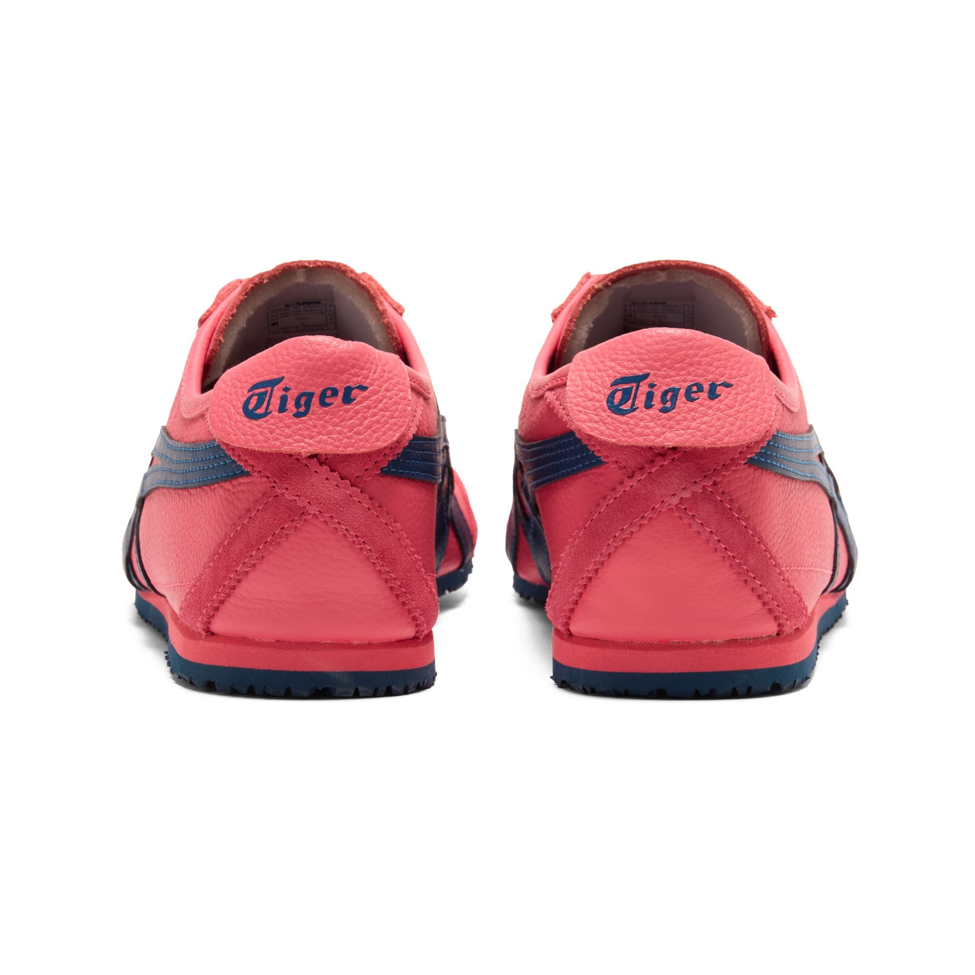 Кроссовки Onitsuka Tiger MEXICO 66 Коровья кожа Устойчивая к истиранию Низкая повседневная обувь Унисекс Розово-красный - изображение 6