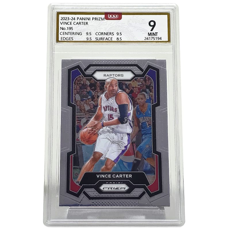 PANINI PRIZM VINCE Carter Игровой Карты Конец Сезон Сертифицированные Карты 1 Упаковка - изображение 1