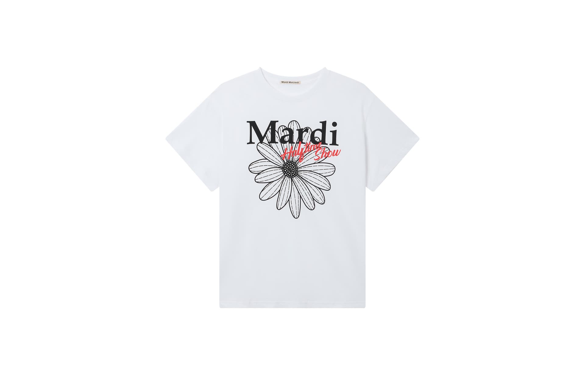 Футболка MARDI MERCREDI Стандартная рукавная рубашка T для женщин - изображение 1