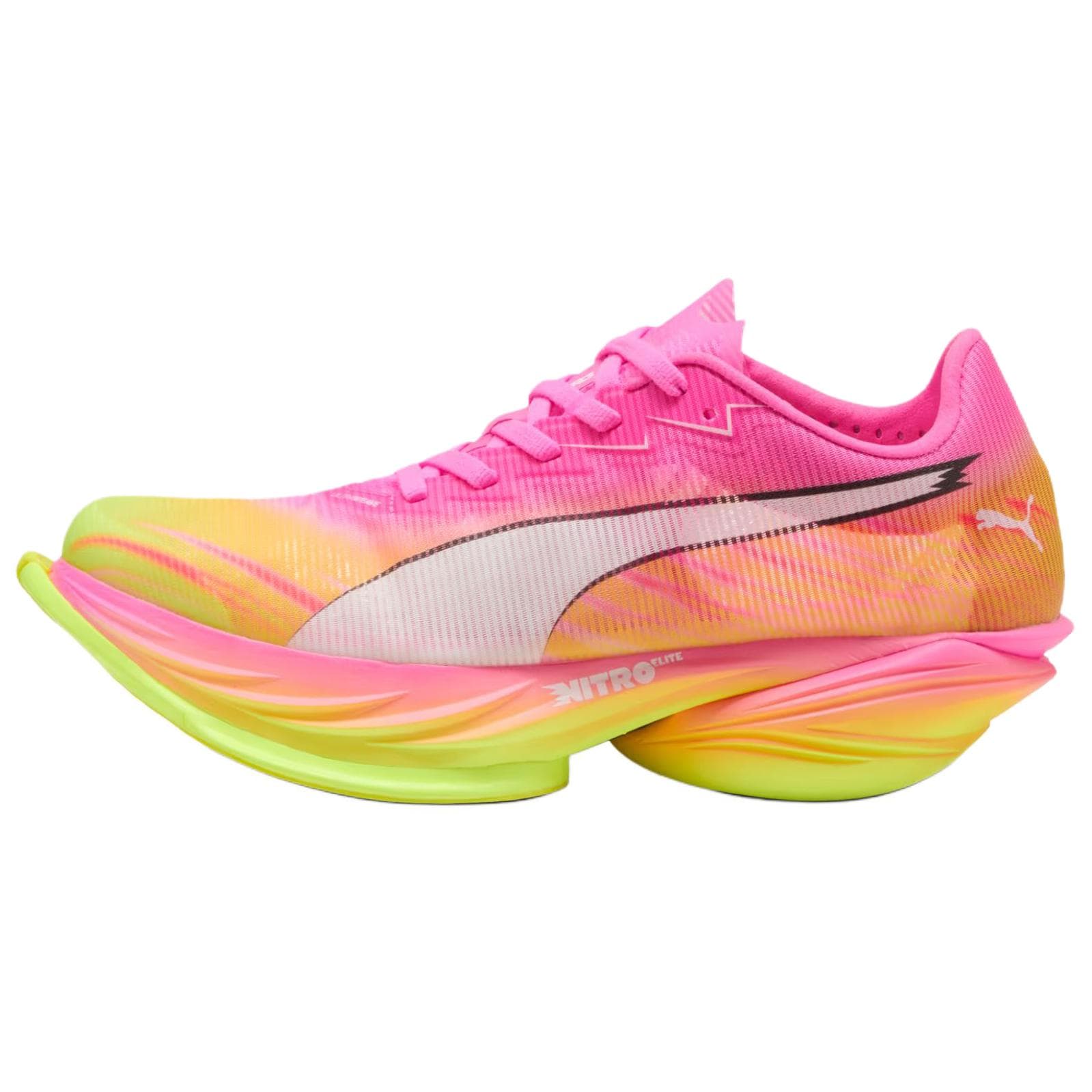 Кроссовки для бега PUMA Fast R NITRO Elite 3 Отскок Беговые кроссовки Женские Розово-синие - изображение 3