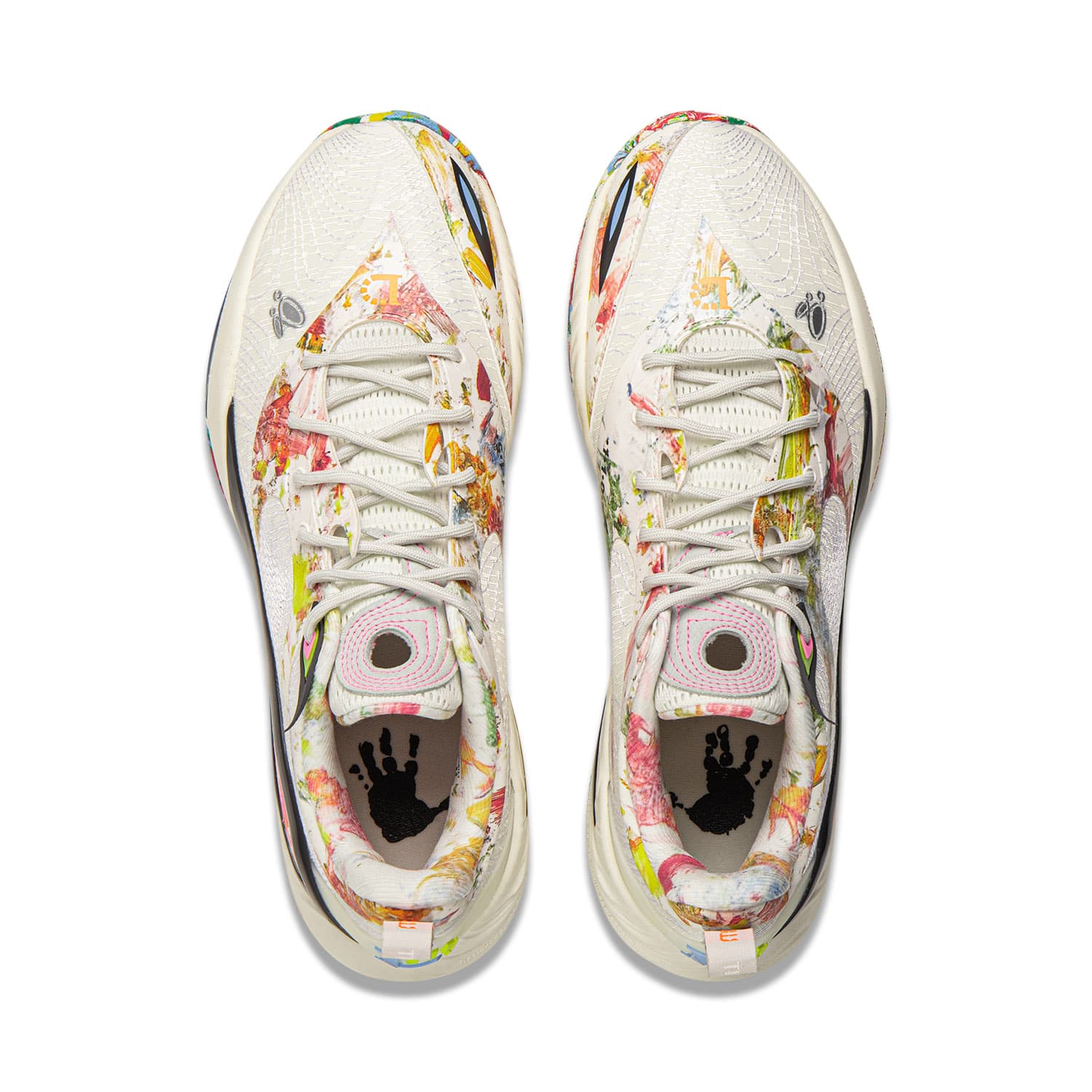 Кроссовки для баскетбола Li NING DLO2 Амортизация Противоскользящие Отскок Сцепление Низкий Топ Баскетбольные Кроссовки Мужские Айвори - изображение 4