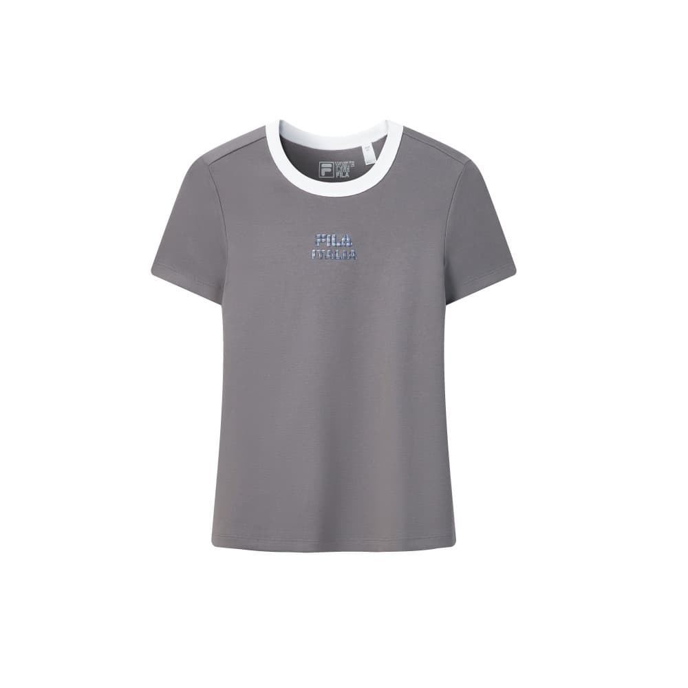 Футболка Fila Heritage T-Shirt Женская Пасмурно-Серый - изображение 1