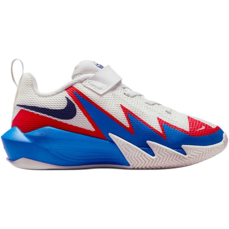 Кроссовки для баскетбола NIKE ST Dynamite Противоскользящие и Дышащие Низкие Баскетбольные Кроссовки для Детей Белые и Синие Малыш - изображение 2