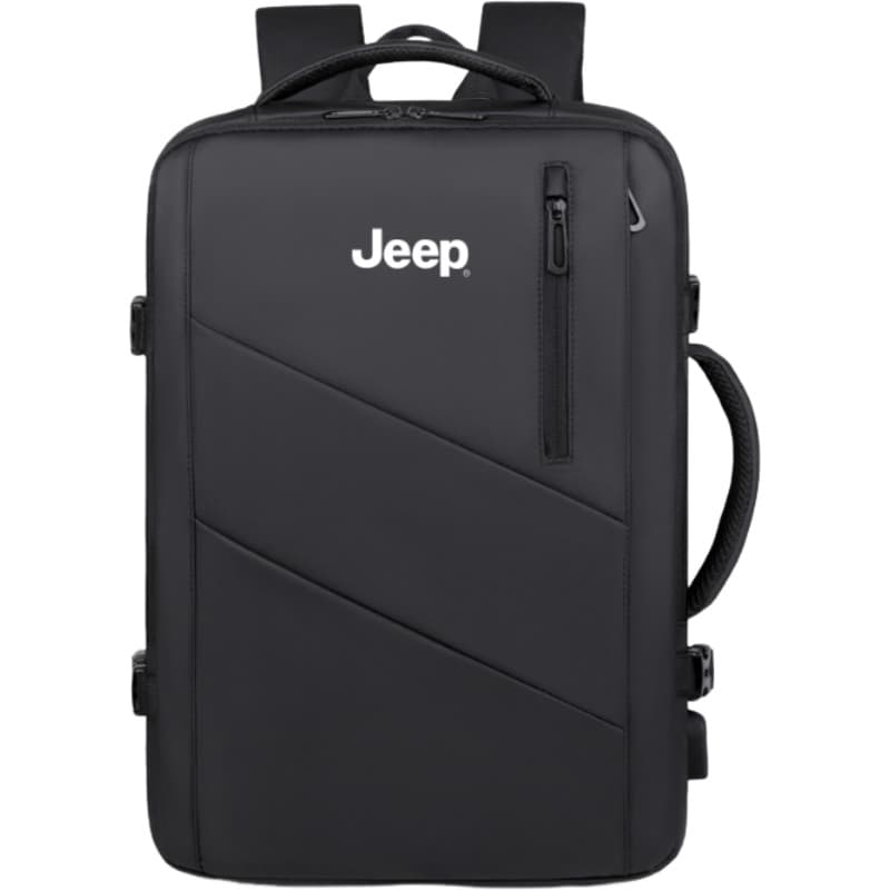 Рюкзак Jeep Рюкзак из коровьей кожи стандартный (стандартный) мужской черный - изображение 1