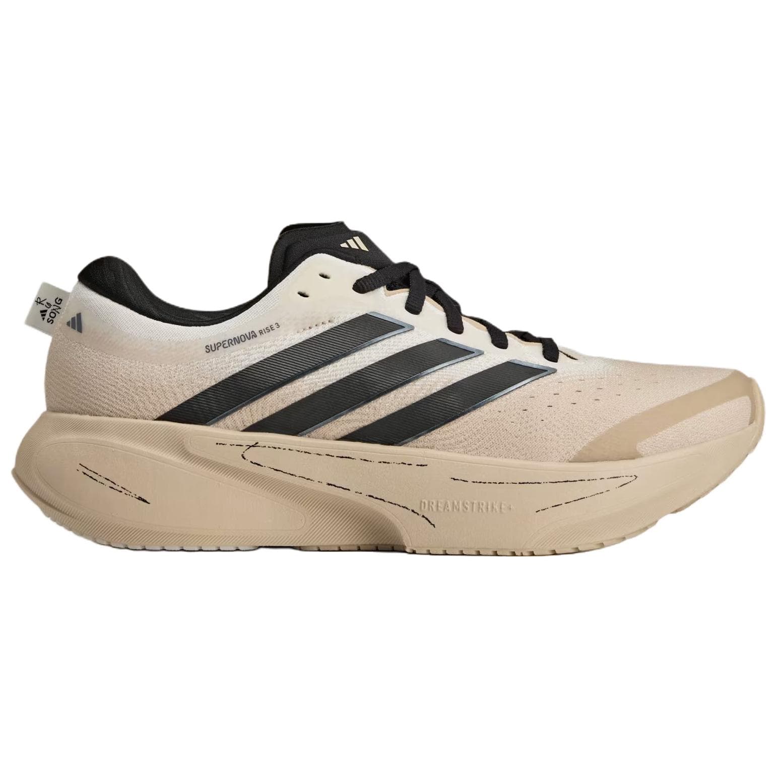 Кроссовки для бега Adidas X SONG для THE MUTE SUPERNOVA RISE 3 Дышащие Поддерживающие Беговые Кроссовки Женские Бежевые - изображение 2