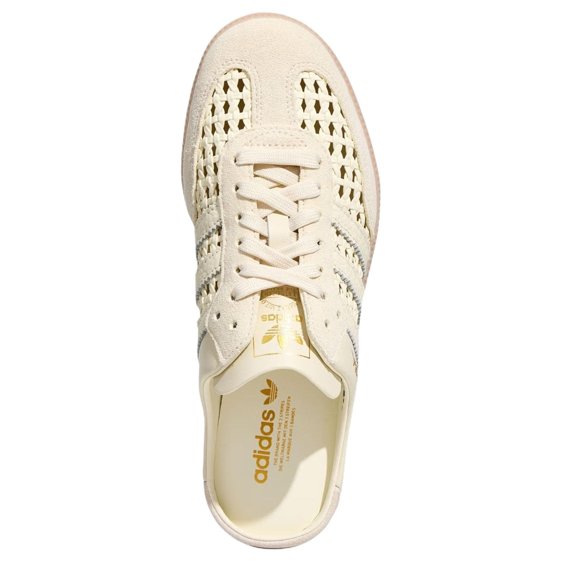 Сандалии Adidas Originals Samba Без специальных функций Закрытые тапочки Женские Светло-бежевые - изображение 5