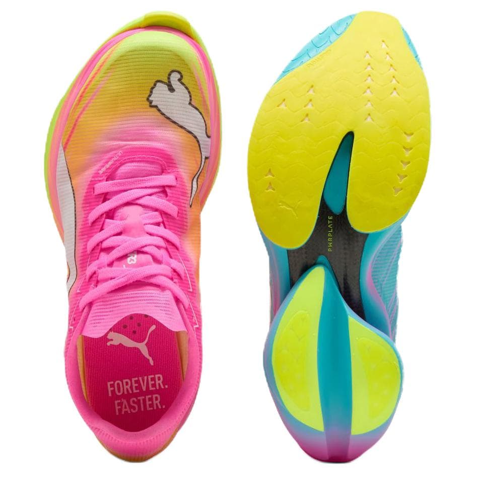 Кроссовки для бега PUMA Fast R NITRO Elite 3 Отскок Беговые кроссовки Женские Розово-синие - изображение 2