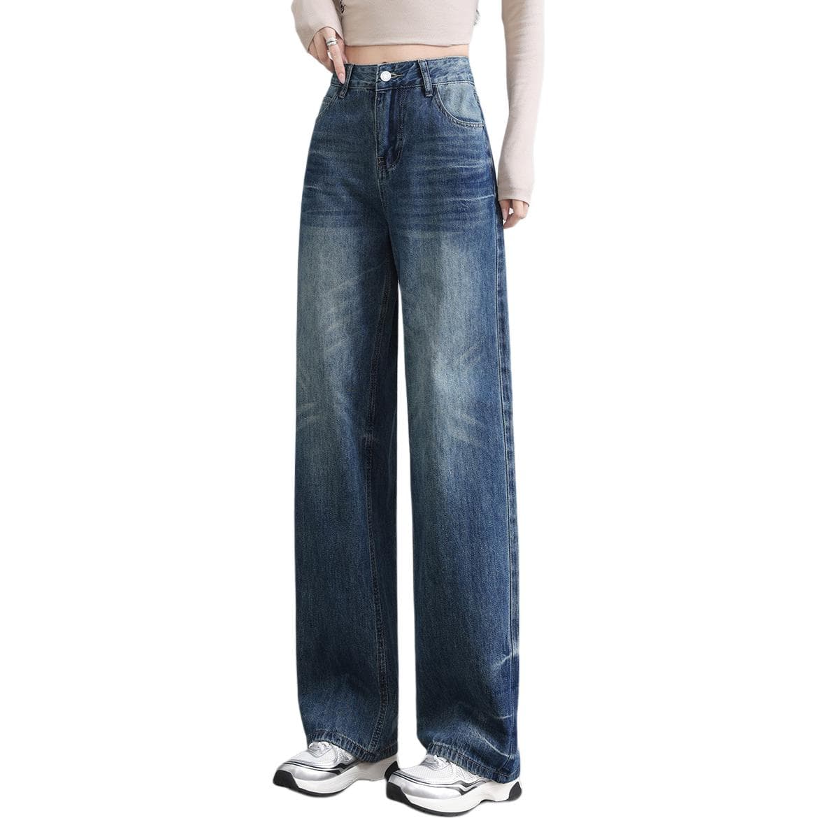 Джинсы Tonlion Medium Blue Women's Jeans Тонлион Средне-синие Женские Джинсы - изображение 1