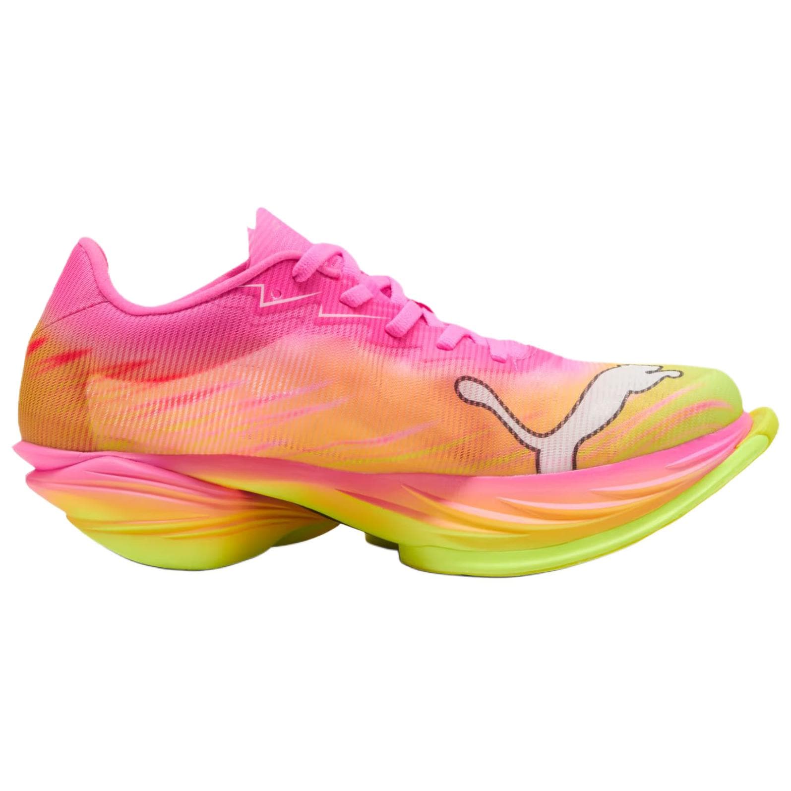 Кроссовки для бега PUMA Fast R NITRO Elite 3 Отскок Беговые кроссовки Женские Розово-синие - изображение 4