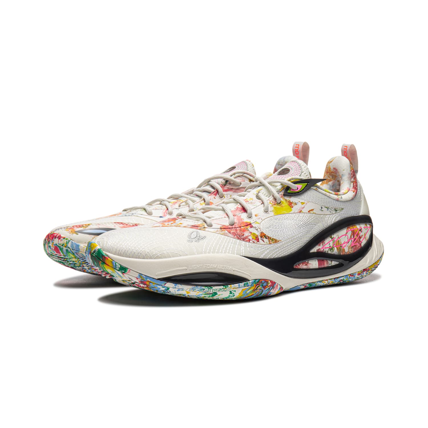 Кроссовки для баскетбола Li NING DLO2 Амортизация Противоскользящие Отскок Сцепление Низкий Топ Баскетбольные Кроссовки Мужские Айвори - изображение 3