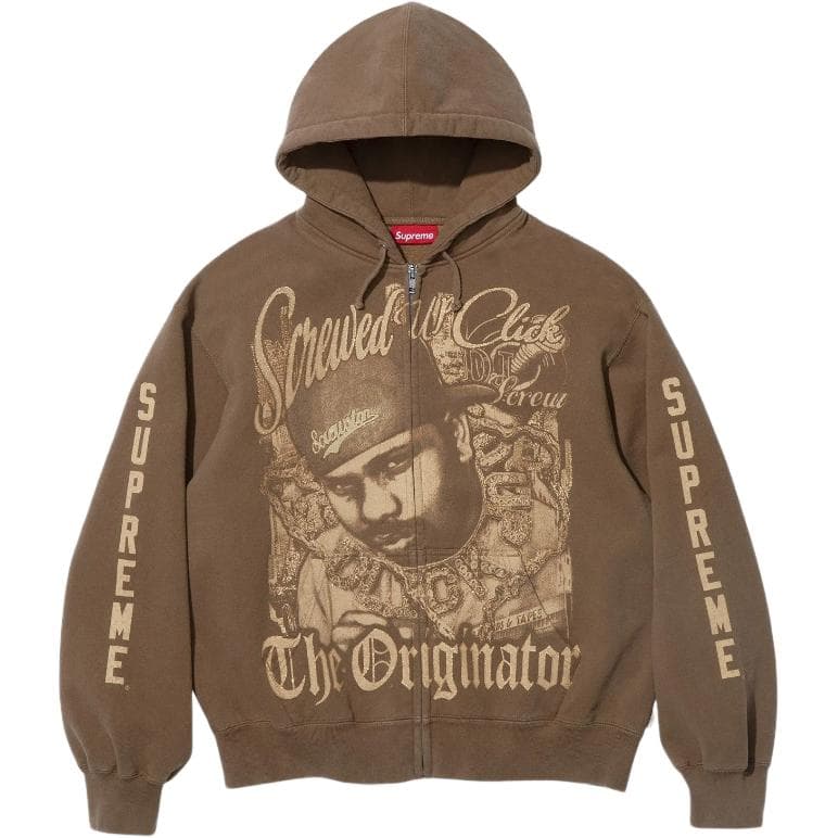 Худи Supreme X DJ Screw SS26 Week6 Молния Толстовка Унисекс - изображение 1