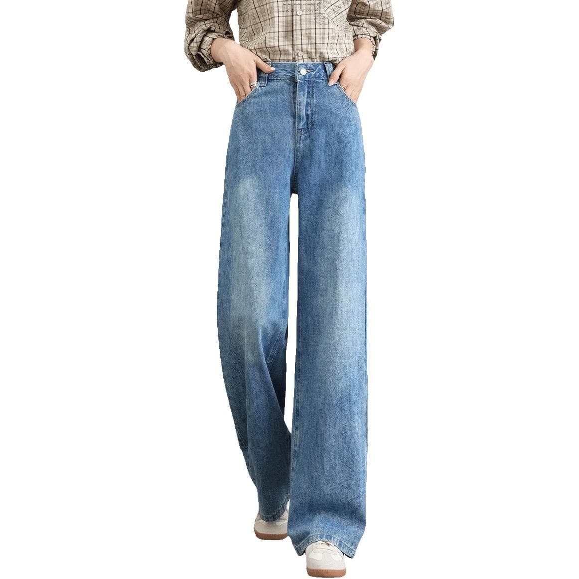 Джинсы Tonlion Medium Blue Women's Jeans Тонлион Средне-синие Женские Джинсы - изображение 1