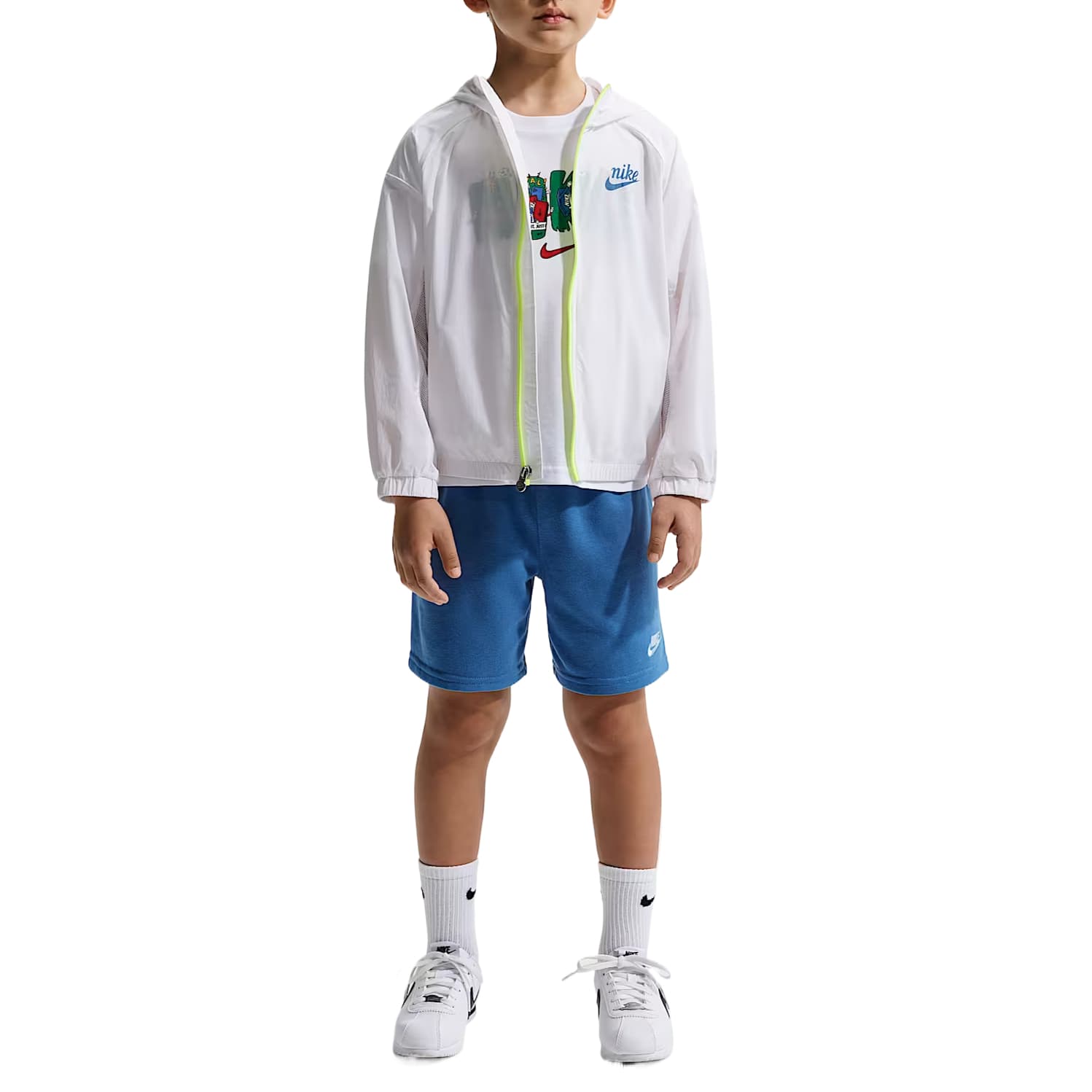 Nike Белые Детские Спортивные Футболки - изображение 1