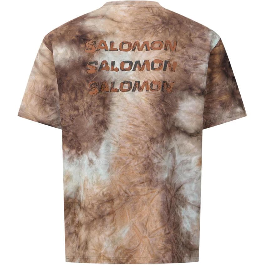 SALOMON Бег Футболка Унисекс Мокко - изображение 3