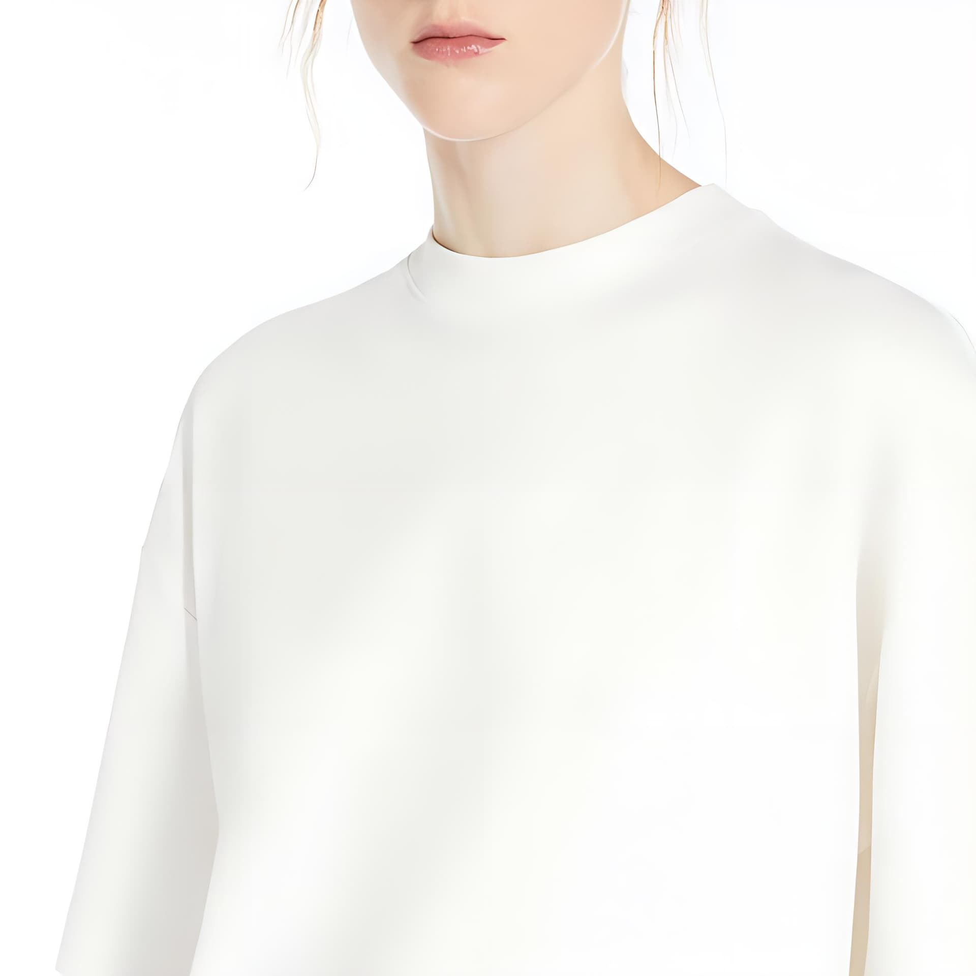Футболка WEEKEND MaxMara Стандартная (Обычная) Рубашка Женская Белая - изображение 2