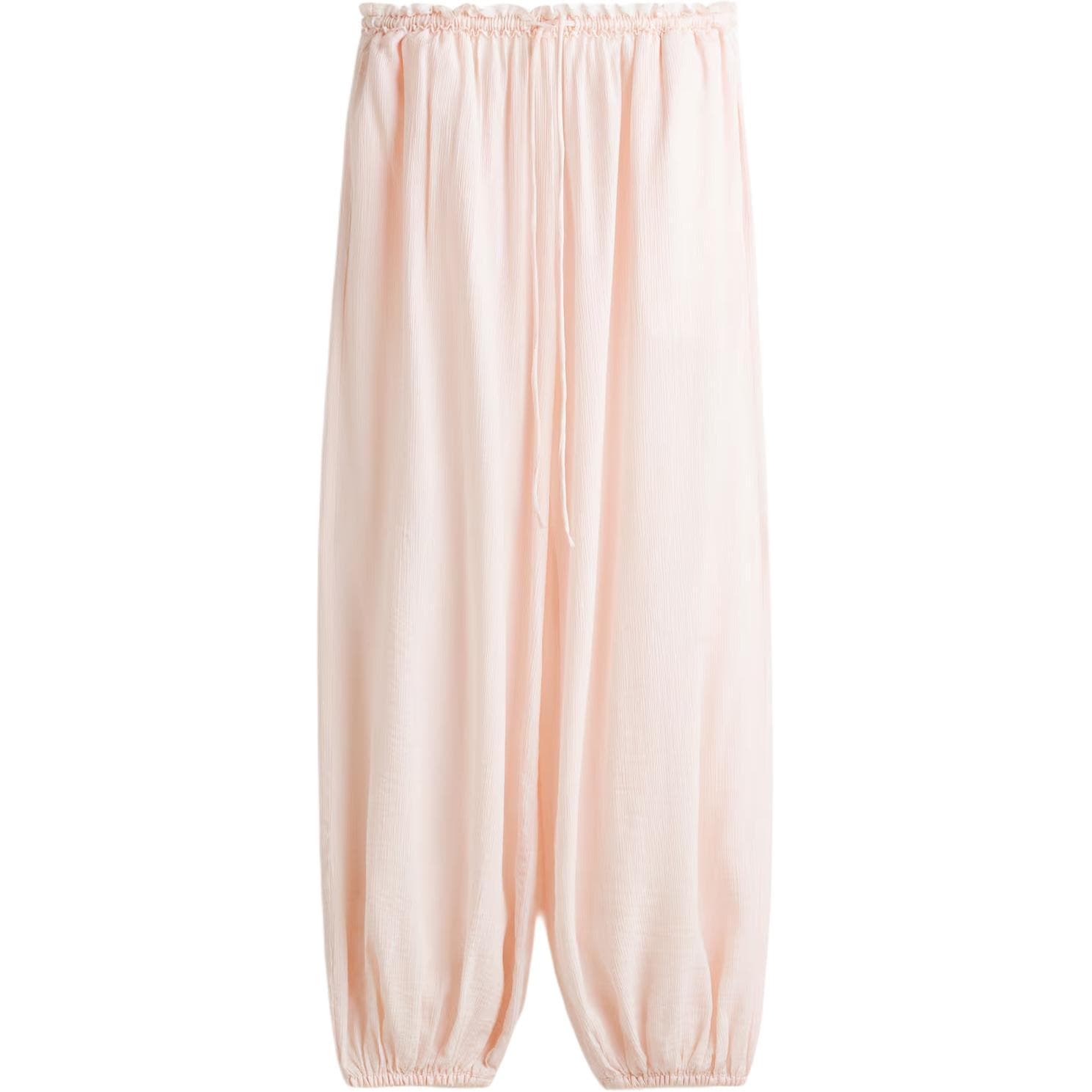 Штаны H M Light Peach Pink Women's Casual Pants H M Светло-персиково-розовые женские повседневные брюки - изображение 1