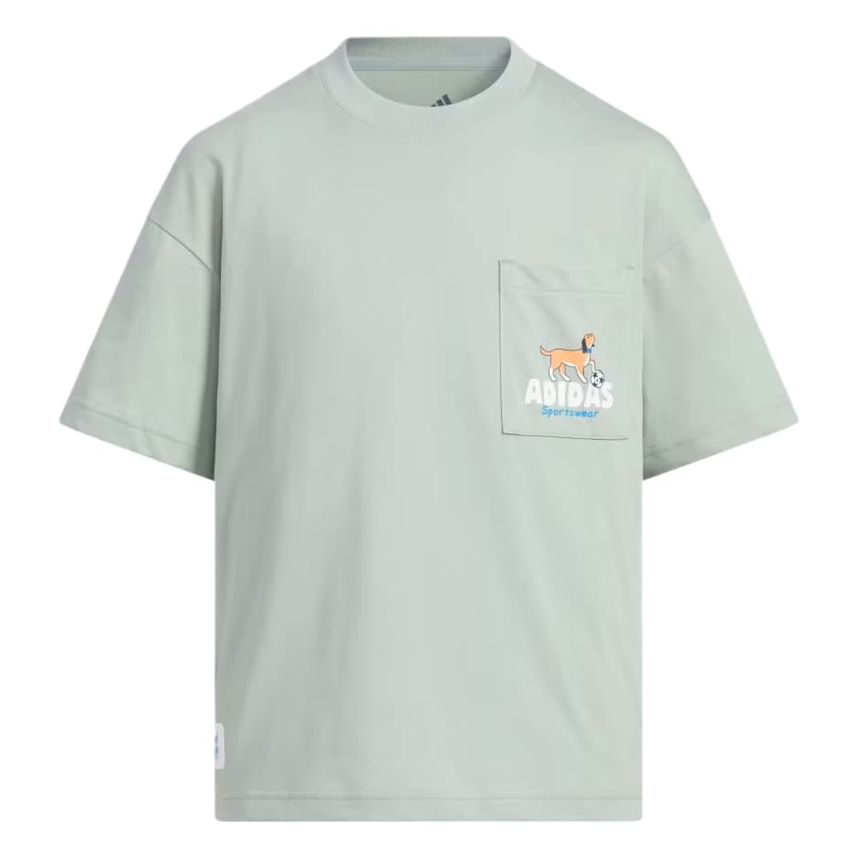 Футболка Adidas Magical Шалфейный Детские Рубашки - изображение 1